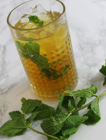 Minty Iced Green Tea