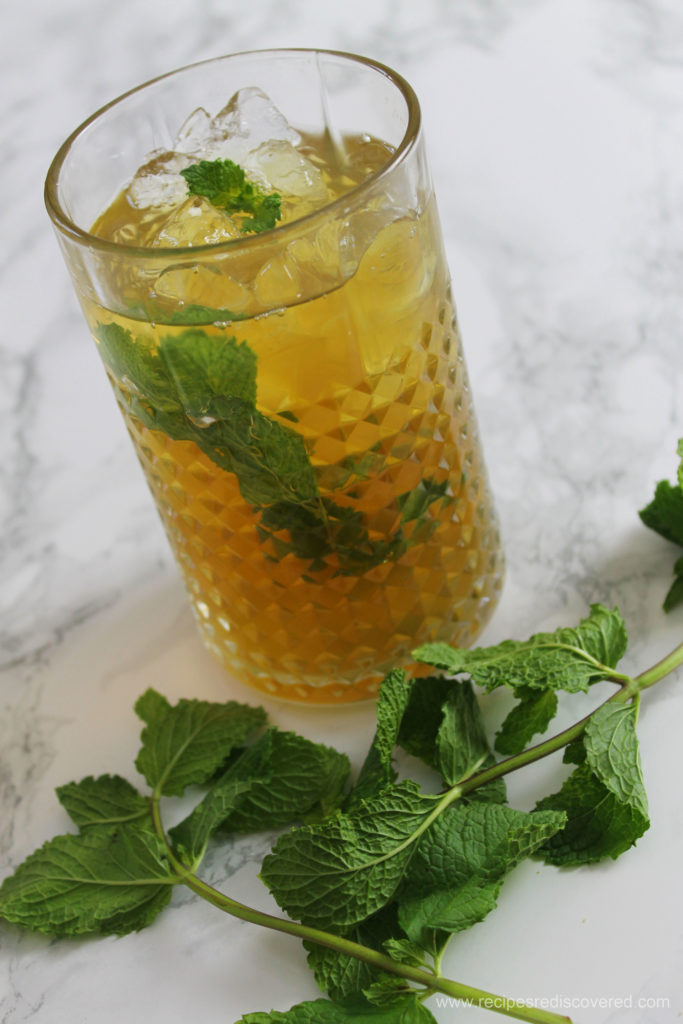 Minty Iced Green Tea