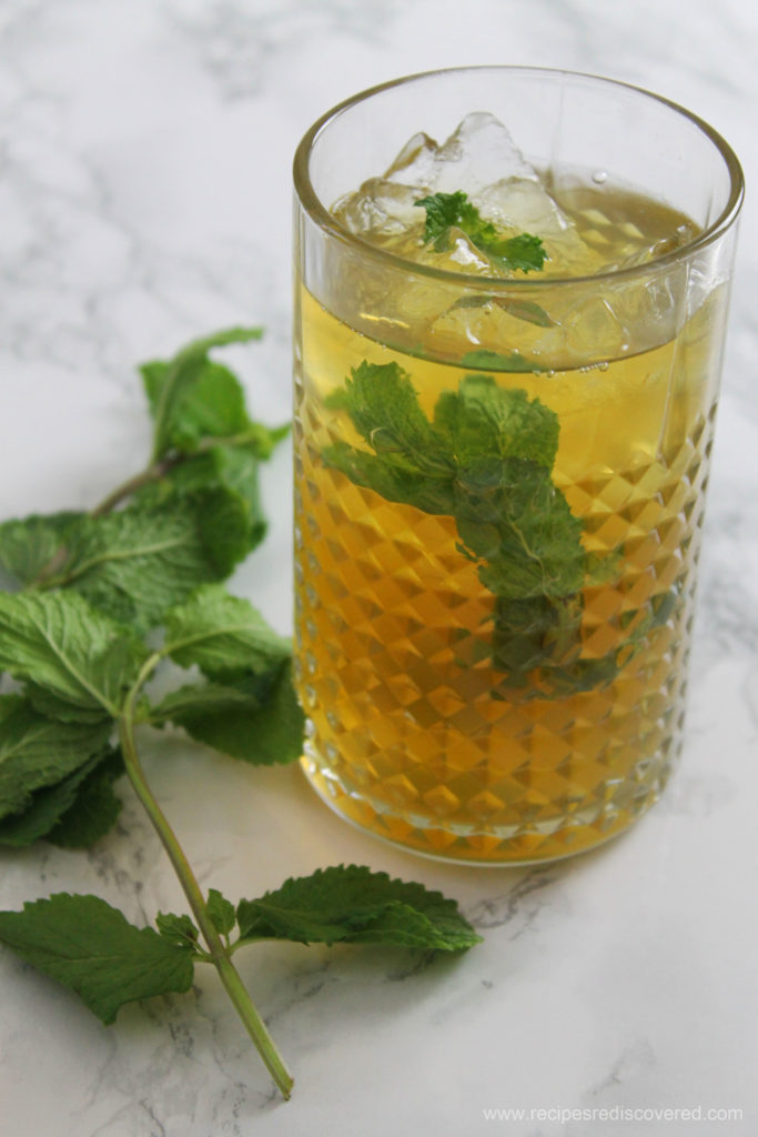 Minty Iced Green Tea